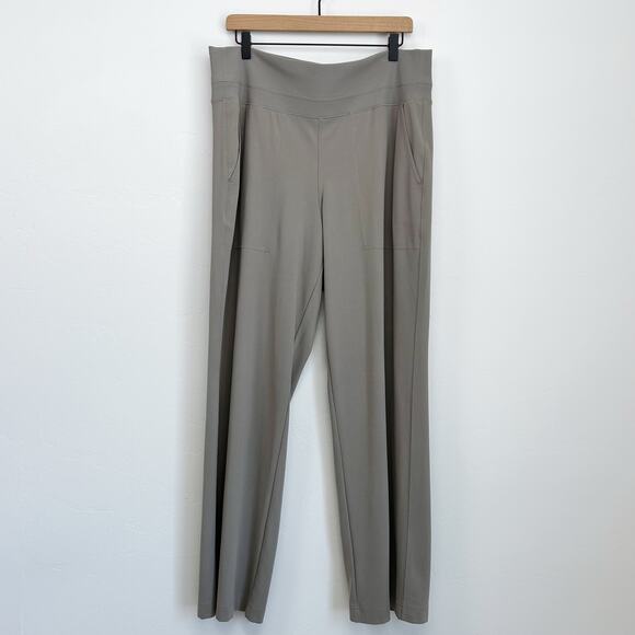 Athleta Venice Wide Leg Bluff Grey Pants 1X - Picture 2 of 10
